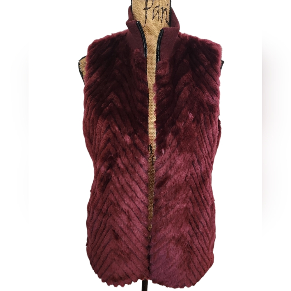 Faux fur vest